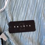 SAINTS Pleated Halter & Pants Two Piece Set SIZE L Blue Size L Photo 5
