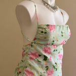 Urban Outfitters SNDYS Cyprus Floral Ruched Cinched Bare Back Mini Dress SZ M Photo 2