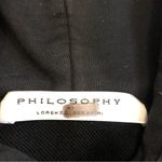 Philosophy Di Lorenzo Serafini Cropped Hoodie Embroidered Rose Hoodie Black Red Photo 11