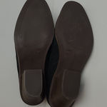 Lucky Brand  VENNIA BLACK NUBUCK PEBBLED LEATHER SLIP ON HEELS 6.5M Photo 10