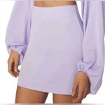 We Wore What Purple Asymmetrical Pencil Mini Skirt Photo 0