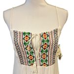 Way-In NWT Clothing Co. White Embroidered Sleeveless Boho Dress Size Small Photo 1