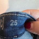 BLANK NYC  Wedge Distressed Raw Hem High‎ Rise Denim Shorts Photo 11