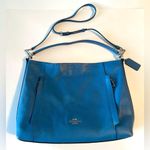 Coach | Large Scout Turquoise Leather Hobo Handbag Photo 1