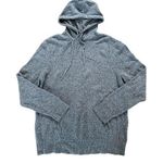 All Saints - Oversized Knit Sweater with Hood in Gray Photo 0