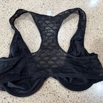NWOT Black Lace Front Clasp Racerback Bra Size 1X Photo 1
