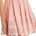 Love Shack Fancy Mochi Dress Bubble Bath Pink Size 6 NWT Eyelet Mini Sleeveless Photo 7