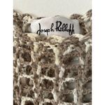 Joseph Ribkoff Joseph Ribkoff Crochet Knit Asymmetrical Tunic Top Kimono Sleeve Beige White S Photo 3