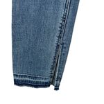 Free People SZ W25 Skinny Jeans Frayed Slit Hem Low-Rise Stretch Kentucky Blue Photo 2