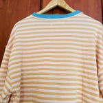 Free People We the Free Sweatshirt Striped Oversized Crewneck Size XS Photo 7