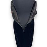 Vintage Velvet Corset Dress Lace Insert Climax by David Howard Black Size 2 Photo 11