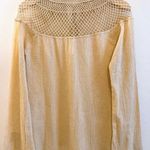 Free People  Crochet Blouse Small On The Island Photo 2