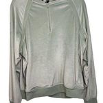 MELODY EHSANI Velour Velvet Quarter Zip Pullover Jacket Size L Photo 0