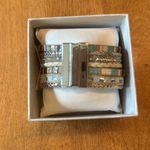 Western/BoHo magnetic cuff bracelet by SAACHI Tan Photo 1