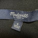 Madewell Women's Black Long Sleeve Collarless Pocket Blazer Coat Suit Jacket 4 Photo 2