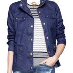 J.Crew Crew Downtown Field Jacket in Navy Size S Photo 0