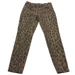 BLANKNYC Jeans Womens Size 28 Leopard Print The Reade Crop Skinny Pants Brown Photo 2