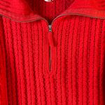 Aerie Cable car Quarter zip sweater SZ:M Photo 5