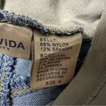 Bella Vita  Denim Blue Jean Full Belly Band 3 Pocket Maternity Shorts Medium Photo 9