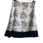 Sherry Taylor Skirt Women L‎ Tan Black Floral Cottage Workwear Earthy Boho Chic Size L Photo 2