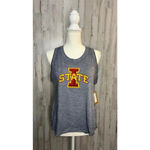 Rivalry Threads NWT‎ Iowa State Cyclones Women's Size Large Gray Sleeveless Tank Top Photo 1