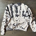 Max Roux Black & White Tie Dye Sweatshirt Photo 1