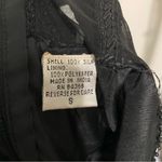 Laurence Kazar  Vintage Black Silk Fully Beaded Maxi Dress size Small Photo 11