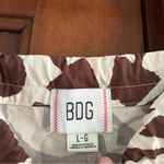 Urban Outfitters  BDG Eva Mini Dress Brown Tiki Tropical‎ Beach Coastal NEW Sz L Photo 5