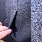 Lands' End  Size 14 Tall Wool Blend Vintage Heavy Button Coat Jacket Color Block Photo 3