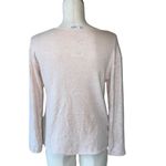 ZARA NWT Super Soft Exposed Seam Top Sweater Taupe Small Photo 13
