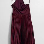 Elle  Zeitoune Jayee Pleated Halter Maxi Dress Photo 3