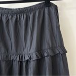 Monki NWT  Black Tiered Maxi Skirt with Ruffle Details, Size M Photo 6