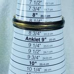 Bangle Bracelet Gold Brass Black Colors Textured Metal Slip on Photo 2