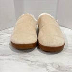 Sonoma  Goods For Life Corduroy Clog Slippers Cream Beige Size 7/8 Photo 3
