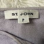 St. John  Knit Tank Top Stretch Lavender Square neckline Side Slits Size 4P Photo 10