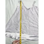 Private Luxuries Lavender‎ Floral Embroidered Satin Vintage Slip Dress Size M Purple Size M Photo 5