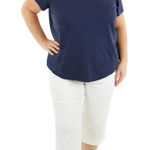 Isaac Mizrahi Live! Petite 24/7 Stretch Pedal Pusher w/ Pockets NWOT size 10P Photo 0