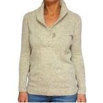 Tommy Hilfiger Womens New L Tan Long Sleeve Toggle Sweater Cozy Cardigan Size L Photo 0