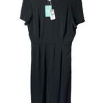 Naked Zebra NWT  black Wide Legged Ruched Waist open back Jumpsuit size Large Photo 0