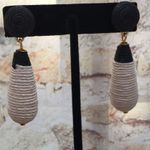 J.Crew New  Chic Woven Teardrop Button Statement Earrings Gift Photo 1