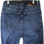 ANINE BING  Frida High Rise Button Fly Straight Dark Medium Wash Jeans Size 26 Photo 7