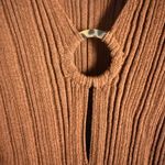 l*space L* Wailea Coffee Brown Cover Up O-Ring Long Sleeve Mini Dress Size Medium Photo 11