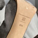 Brian Atwood  Grey Miri Ruched Slouchy Suede Ankle Heeled Booties Size 39.5 Photo 6