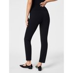 Spanx NWT 20777T Perfect Pant in Black Ponte Tab Ankle Straight L Tall Photo 8