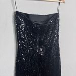 NEW SPRWMN Dress Sequin Strapless‎ Tube Midi Dress Black Size M Black Size M Photo 6