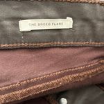 ZARA  The Dreed Flare Raw-Hem Coated Jeans - Size 8 Photo 6