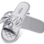 Open Toe Bow Slip On Slides Slippers Sandals Anti Photo 0