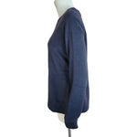 Denim & Co . Comfort Zone Baby Sherpa Crewneck Pullover Sweatshirt Black Small Photo 5