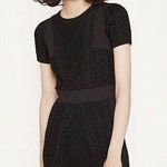 Maje  Sweater Cable Knit Dress Photo 0