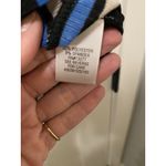 Dana Buchman ‎ womens Geometric Striped 3/4 sleeve top Petite Medium NWT MSRP $44 Photo 2